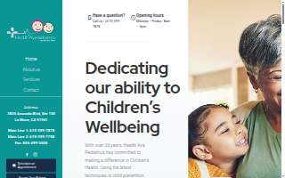 Health Ave Pediatrics of Rancho San Diego website