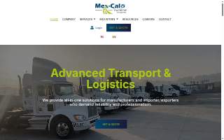 Mex-Cal Truckline - San Diego Trucking of Rancho San Diego website