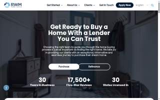 RWM Home Loans of Rancho San Diego website