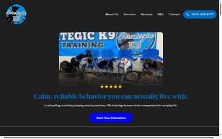 Strategic K9 Training LLC of Rancho San Diego website