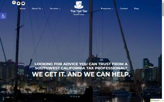Top Hat Tax & Financial Services website
