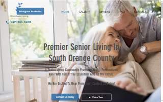 Allora Senior Living of Rancho Santa Margarita website