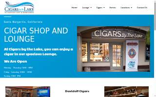 Cigars by the Lake website