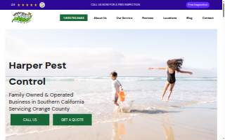 Harper Pest Control website