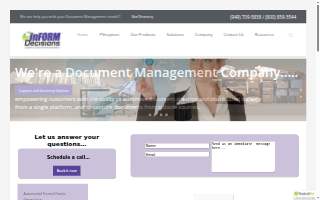inFORM Decisions website