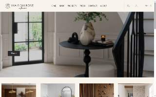 Maison Rose Interiors website