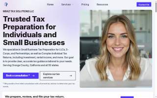 Mraz Tax Solutions LLC website