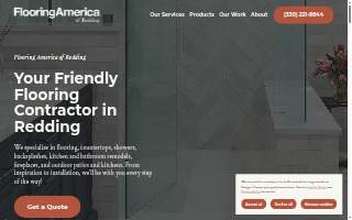 Flooring America of Redding website