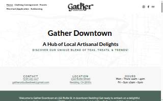 Gather Downtown website