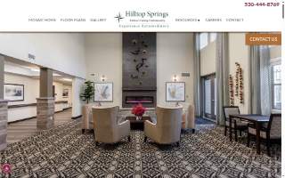 Hilltop Springs Senior Living website