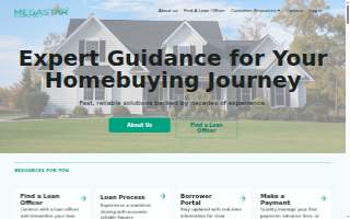 Megastar Financial Redding website