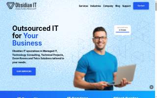 Obsidian IT website