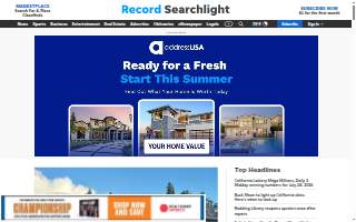 Redding Ins website