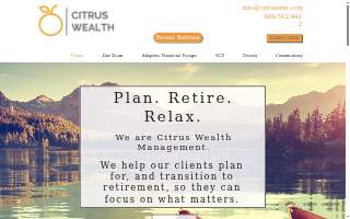 Citrus Wealth Management website