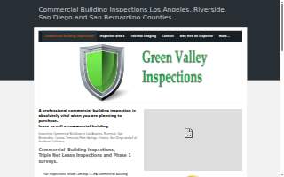 Green Valley Inspections website