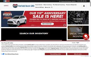 Hatfield Buick GMC website