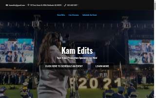 Kam Edits website