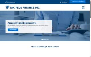 Tax Plus Finance Inc website