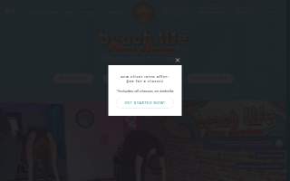Beach Life Fitness Boutique website