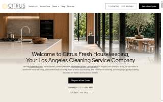 Citrus Fresh Housekeeping website
