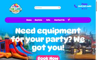 Fun land la party rentals website