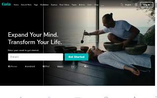 Gaia Living Art website