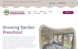 Growing Garden Preschool website