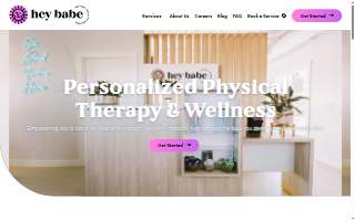 Hey Babe Wellness - Physical Therapy - Hermosa Beach website