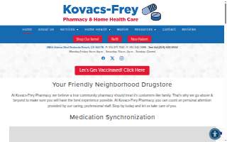 Kovacs-Frey Pharmacy & Home Health Care website