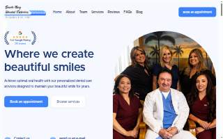 South Bay Dental Esthetics website