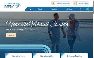 Torrance Audiology Center of Redondo Beach website