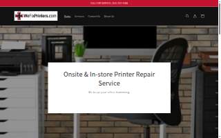 WeFixPrinters website