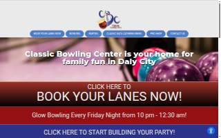 Classic Bowling Center website
