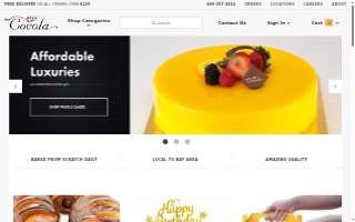Cocola Bakery website