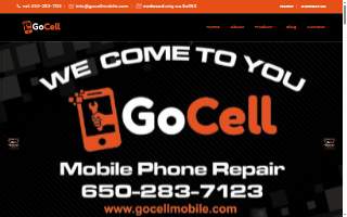 GoCell Mobile Phone Repair of Redwood City website