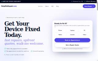 HelpMeRepair.com website