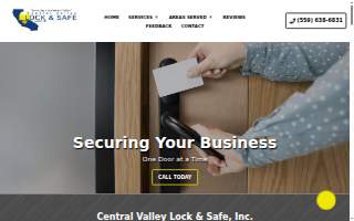 Central Valley Lock & Safe, Inc. website