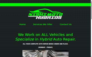 Nishimoto Hybrids website
