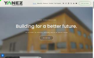 Yanez Construction website