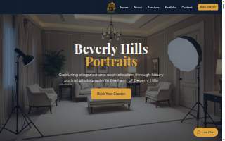 Beverly Hills portraits website