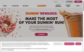 Donut Delicious Coffee Shop website