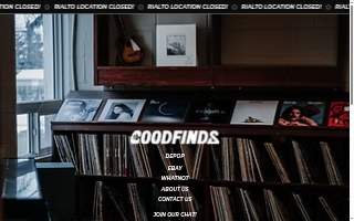 GoodFinds Thrift website