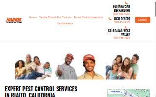Harris Termite & Pest Control website