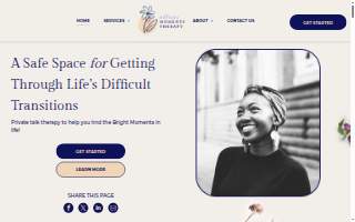 Bright Moments Therapy website