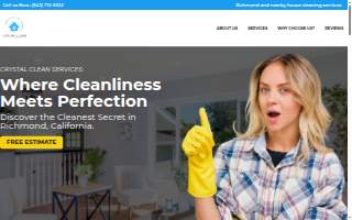 Crystal Clean Professional website