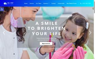 Hilltop Family Dental website
