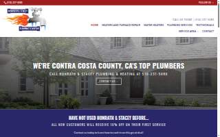 Honrath & Stacey Plumbing & Heating of Richmond website