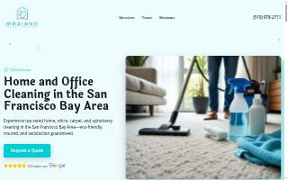 Mariano Cleaning Services website