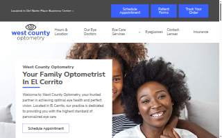 West County Optometry of Richmond website