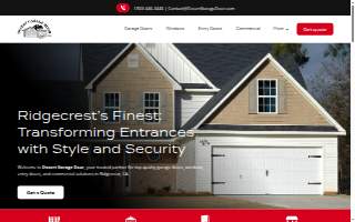 Desert Garage Door website